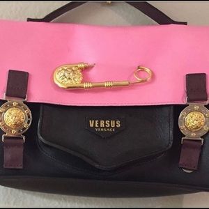 VERSUS VERSACE/ School Bag Vitello Stampa Saffiano